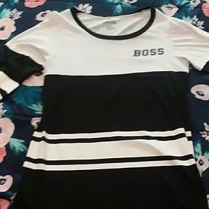 Stripped long sleeve shirt